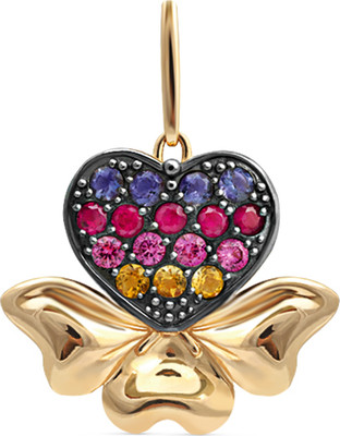 Подвеска из желтого золота Кристалл CH28100226773