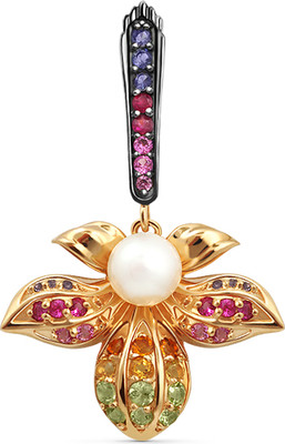 Подвеска из желтого золота Кристалл CH28000226773