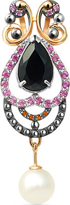 Подвеска из желтого золота Кристалл CH83200226773