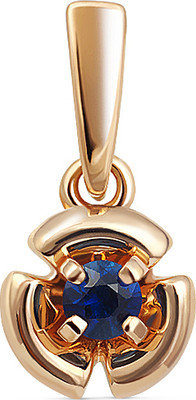 Подвеска из желтого золота Кристалл CJ24000226773