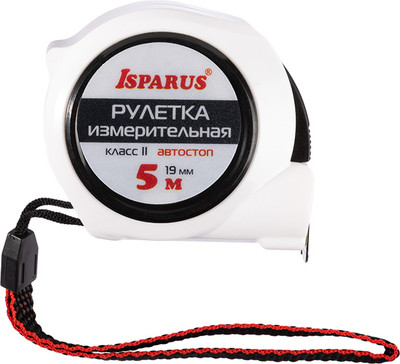 Рулетка Нора-М Isparus 19 мм c автостопом / 20543 (5м)