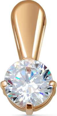 Подвеска из желтого золота Кристалл C474200226773