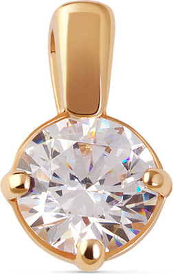 Подвеска из желтого золота Кристалл CA64300226773