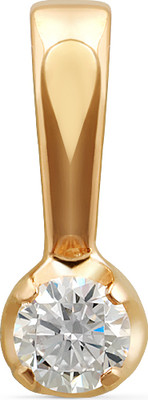 Подвеска из желтого золота Кристалл CA60500226773