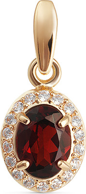 Подвеска из желтого золота Кристалл CD98000226773