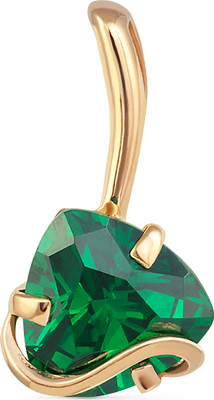 Подвеска из желтого золота Кристалл CJ21200226773