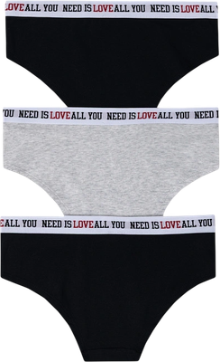 Комплект женских трусов Mark Formelle 412692-3 (р.102, черный-1)