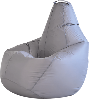 Бескаркасное кресло Mio Tesoro Груша XXL 130x86см / GF-130x86-S (серебристый)