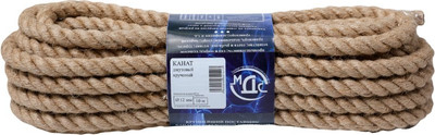 Канат хозяйственный МДС Джутовый 12мм / PU-156637 (10м)