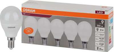 Лампа Osram LED Value 4058075578135 (уп. 5шт)