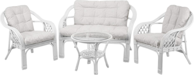 Комплект садовой мебели Мир Ротанга Oasis (белый)