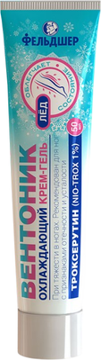 Крем для ног Фельдшер Вентоник Охлаждающий при тяжести в ногах троксерутин (50мл)