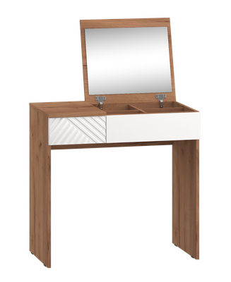 Туалетный столик Премиум Амелия Оливия (дуб бунратти/белый софт)