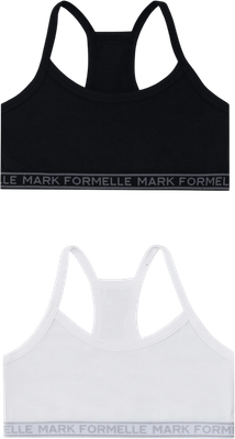 Комплект бюстье для девочек Mark Formelle 517707-2 (р.140-68, белый/черный)