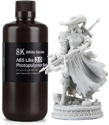 Фотополимерная смола для 3D-принтера Elegoo 8K ABSlike V3.0 / 50.103.0236 (1кг, белый дым)