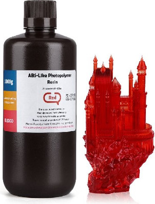 Фотополимерная смола для 3D-принтера Elegoo ABSlike / 50.103.0109 (1кг, красный)
