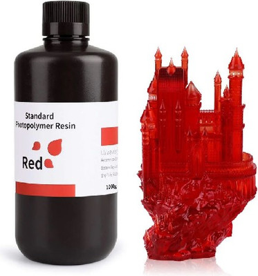 Фотополимерная смола для 3D-принтера Elegoo Standard / 50.103.0090 (1кг, красный)