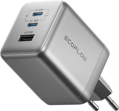 Адаптер питания сетевой EcoFlow Rapid Pro / 5021201008 (100 Вт, 3 порта, GaN)