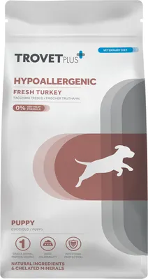 Сухой корм для собак Trovet Plus Puppy Hypoallergenic Fresh Turkey (10кг)