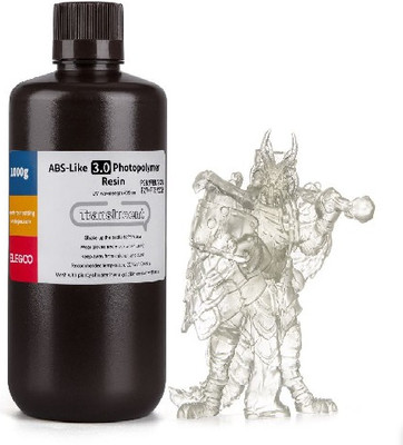 Фотополимерная смола для 3D-принтера Elegoo ABSlike V3.0 / 50.103.0158 (1кг, полупрозрачный)