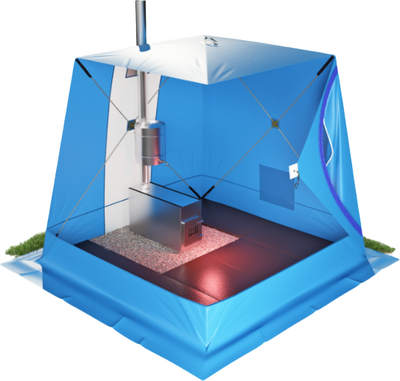 Палатка-баня Стэк Куб-3Т / С66.К3.001.Б