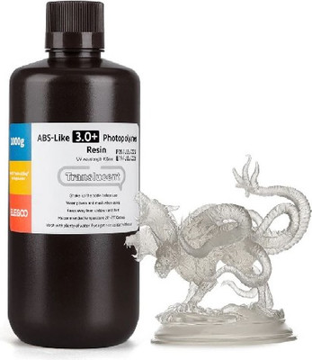 Фотополимерная смола для 3D-принтера Elegoo ABSlike V3.0+ / 50.103.0212B (1кг, полупрозрачный)