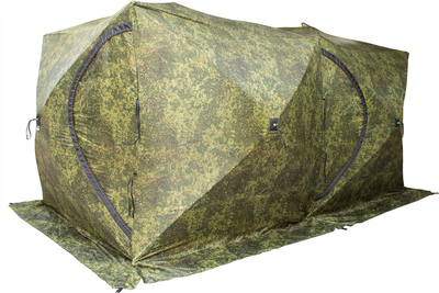 Палатка Стэк Дубль-3Т / С66.Д3.011.ПН (пиксель с навесом, трехслойная)