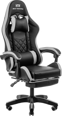 Кресло геймерское Mio Tesoro Норманн 8011 (черный/серый)