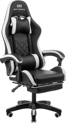 Кресло геймерское Mio Tesoro Норманн 8011 (черный/белый)