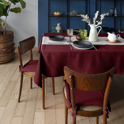 Скатерть Волшебная ночь 165x200 ВН ДТ172 / 926961 (бордовый)