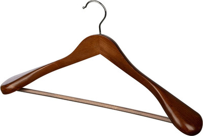 Деревянная вешалка-плечики Рыжий кот 107914 (5шт, темно-коричневый)