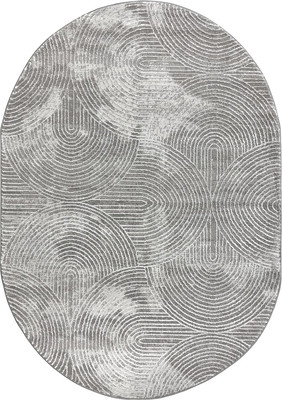 Ковер Safyun Diana / NP417-GREY-OVAL (1.4x2)