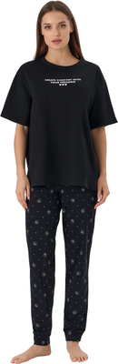 Пижама Mark Formelle 592440 (р.164/170-96-102, черный/MF на черном)