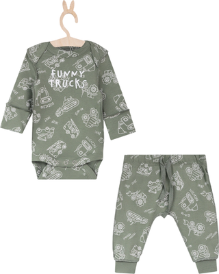 Комплект одежды для малышей Mark Formelle 89404-1 (р.62-40, тракторы на морском)