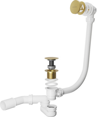 Сифон Roxen R70C-G (брашированное золото)