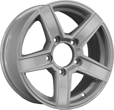 Литой диск Khomen KHW1614 Niva 4x4 16x6.5" 5x139.7мм DIA 98.5мм ET 40мм (F-Silver)