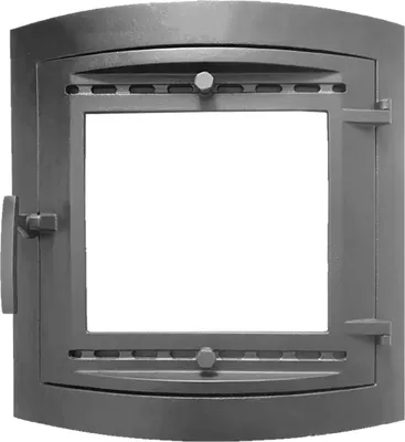 Дверца печная РубЛит Селяночка ДТ-С 410.2 (окрашенная, со стеклом)