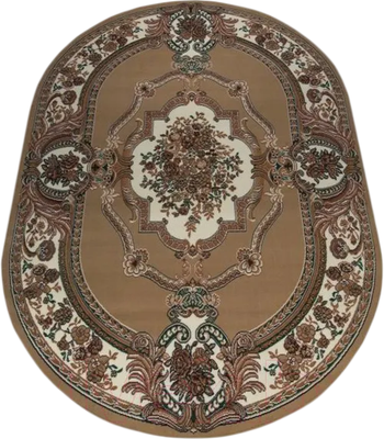 Ковер Белка Лайла де Люкс 15318 10222 Овал (1x2)