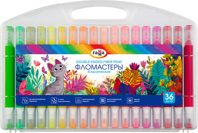 Фломастеры ГАММА Классические / 26032025_360 (36цв)