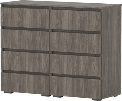 Комод Кортекс-мебель Бари 120 8ш (орех элия/орех элия/орех элия)