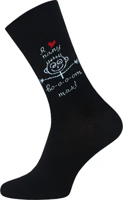 Носки Брестские 2146 February 23 рис.601 (р.25, черный)