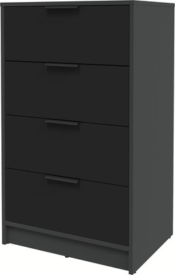 Комод Interline Концепт КТ-К60 Глосс (антрацит/черный)