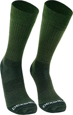 Термоноски DexShell Terrain Walking 2.0 / DS62406OLVM (р.38-41, оливковый/зелёный)