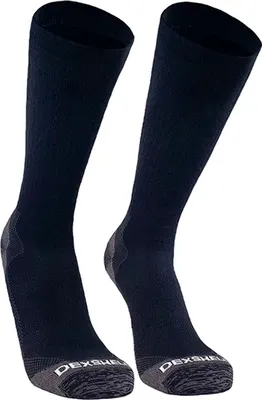 Термоноски DexShell Terrain Walking 2.0 / DS62406JBGS (р.34-37, черный/серый)