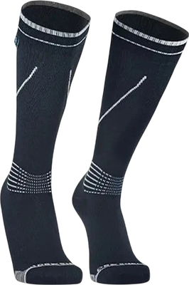 Термоноски DexShell Longlite / DS72506JBGL (р.43-46, черный/серый)