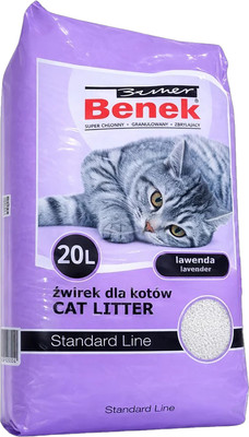 Наполнитель для туалета Super Benek Лаванда (20л)