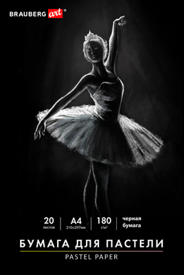 Набор бумаги для рисования Brauberg Art 116347 (20л, черный)