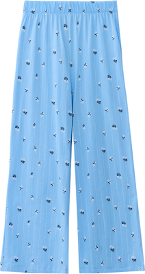 Штаны пижамные детские Mark Formelle 587001 (р.110-56, цветы на голубой полоске)