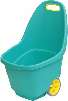Тележка садовая RV Plast Пластмассовая 65л / 0079