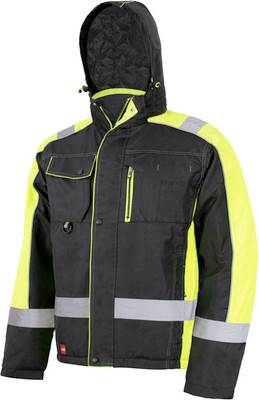 Куртка рабочая ArtMas Classwork (p.4XL, черный/желтый)